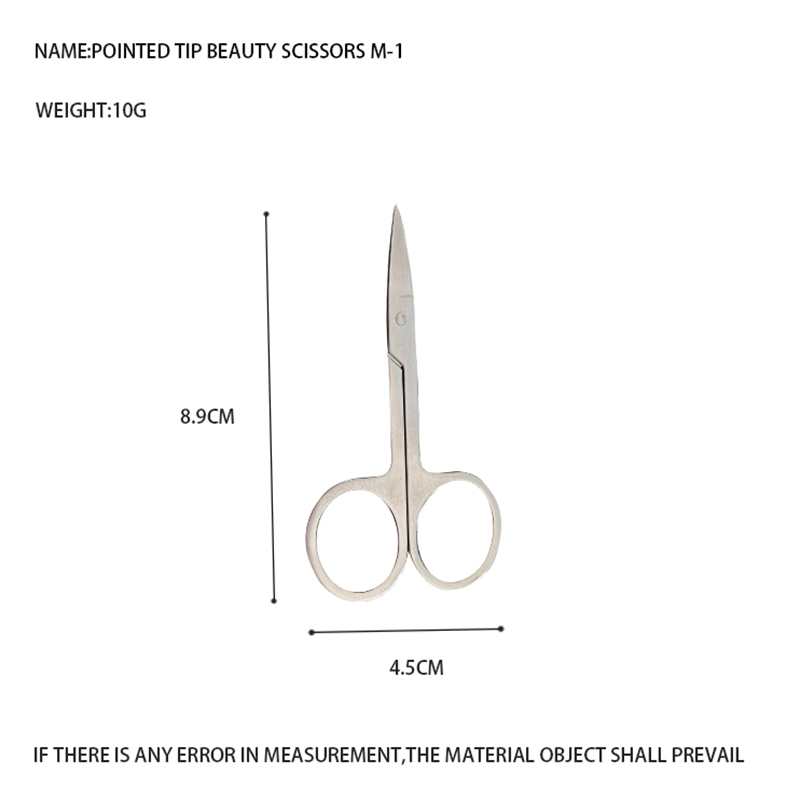 Kosmetický nůžkový špičatý hrot M-1/kulatá hlava M-2